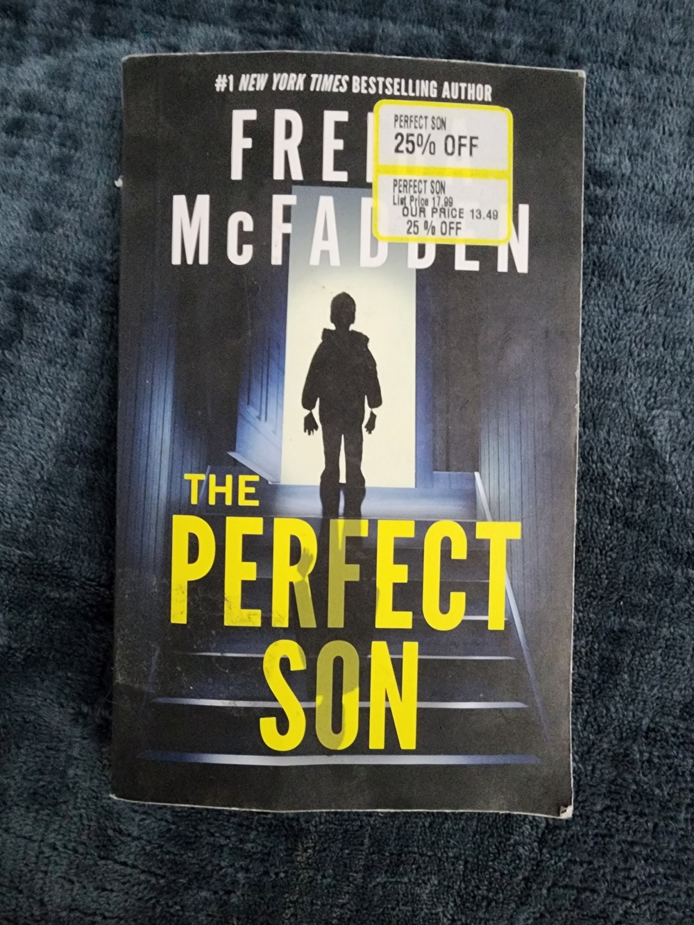 The Perfect Son by Frey McFadden - Paperback Thriller (Black/Yellow Cover)
